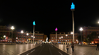 Площадь в Ницце, Франция. (Код изображения: 02121)