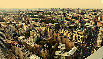 Панорама Киева, Украина. (Код изображения: 02123)