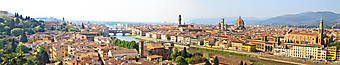 Панорама старой Флоренции. Италия. (Код изображения: 02273)