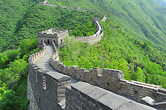 Великая китайская Стена. (Код изображения: 03009)