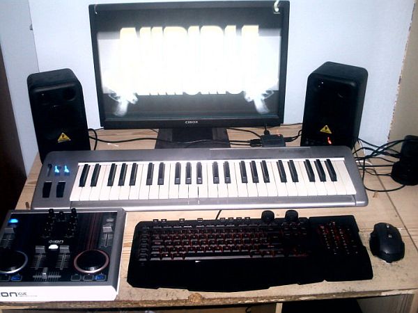 Home studio desk