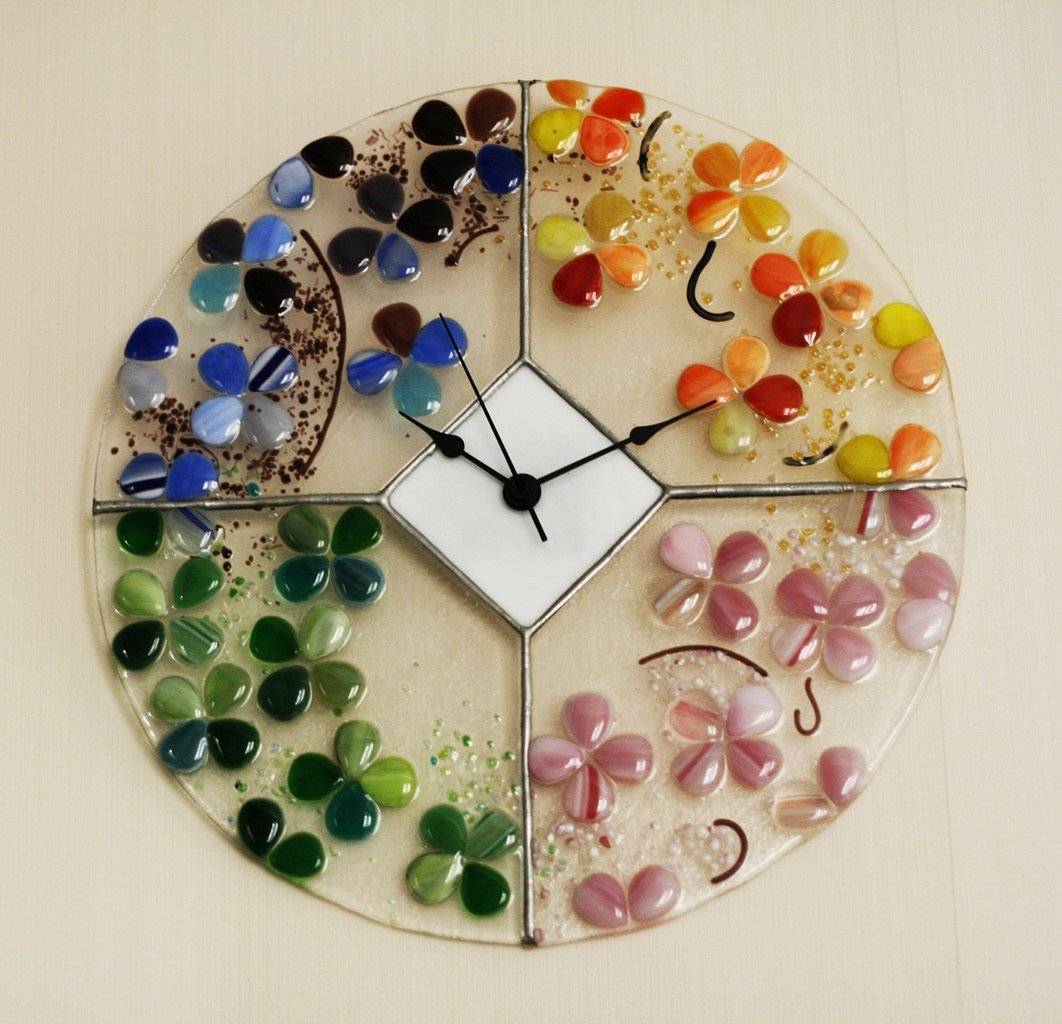 Часы делает сами. Оригинальные настенные часы. Декоративные часы. Часы своими руками. Поделка часы.
