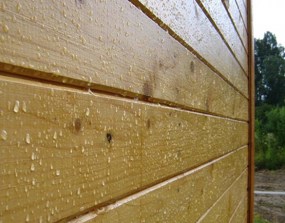 Фото деревянная стена покрытая водоотталкивающим маслом