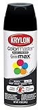 Krylon K05160107 ColorMaster Paint + Primer, Gloss, Black, 12 oz.