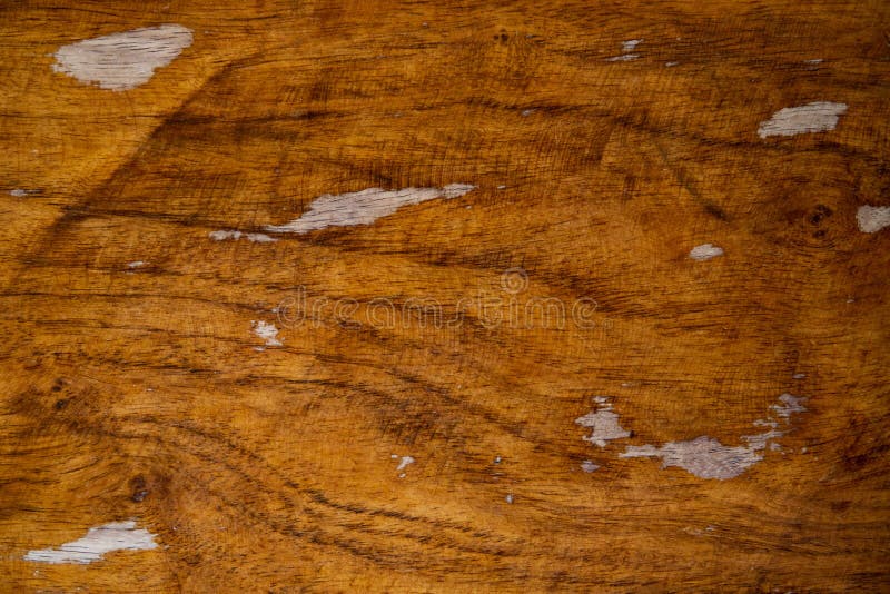 Warm brown wooden texture closeup, timber photo background. Natural wood backdrop. Distressed weathered lumber board. Brown timber surface. Wooden table top stock image
