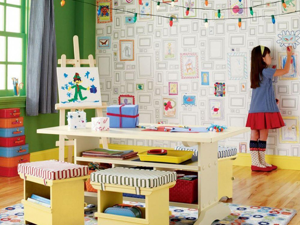 Как выбрать обои раскраски для детской комнаты