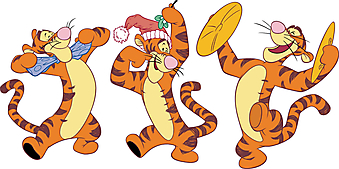 Весельчак Тигра. Винни-Пух. (Код изображения: 10234)