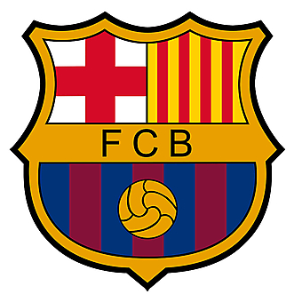 Эмблема испанского футбольного клуба FC Barcelona (Барселона). (Код изображения: 20100)